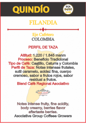 FT SPECIALTY COFFEE RAW - Origin Filandia